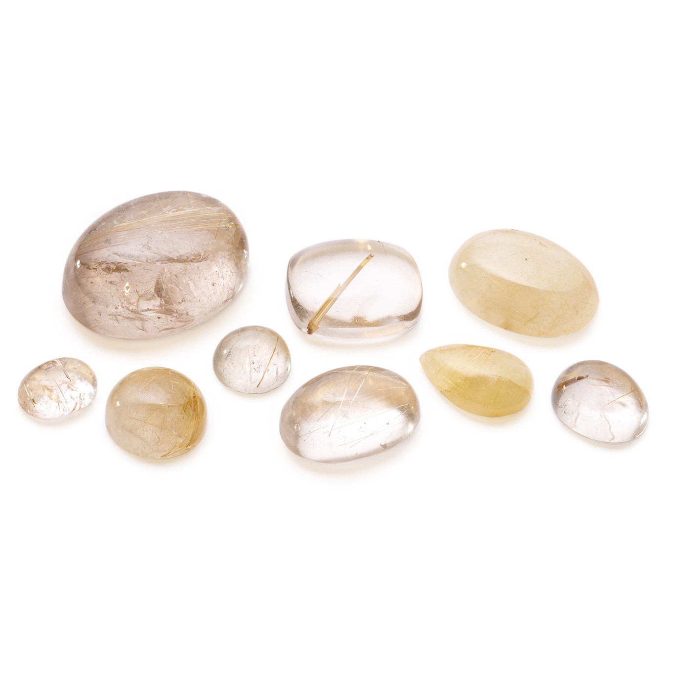 Golden Rutile Quartz Cabochons