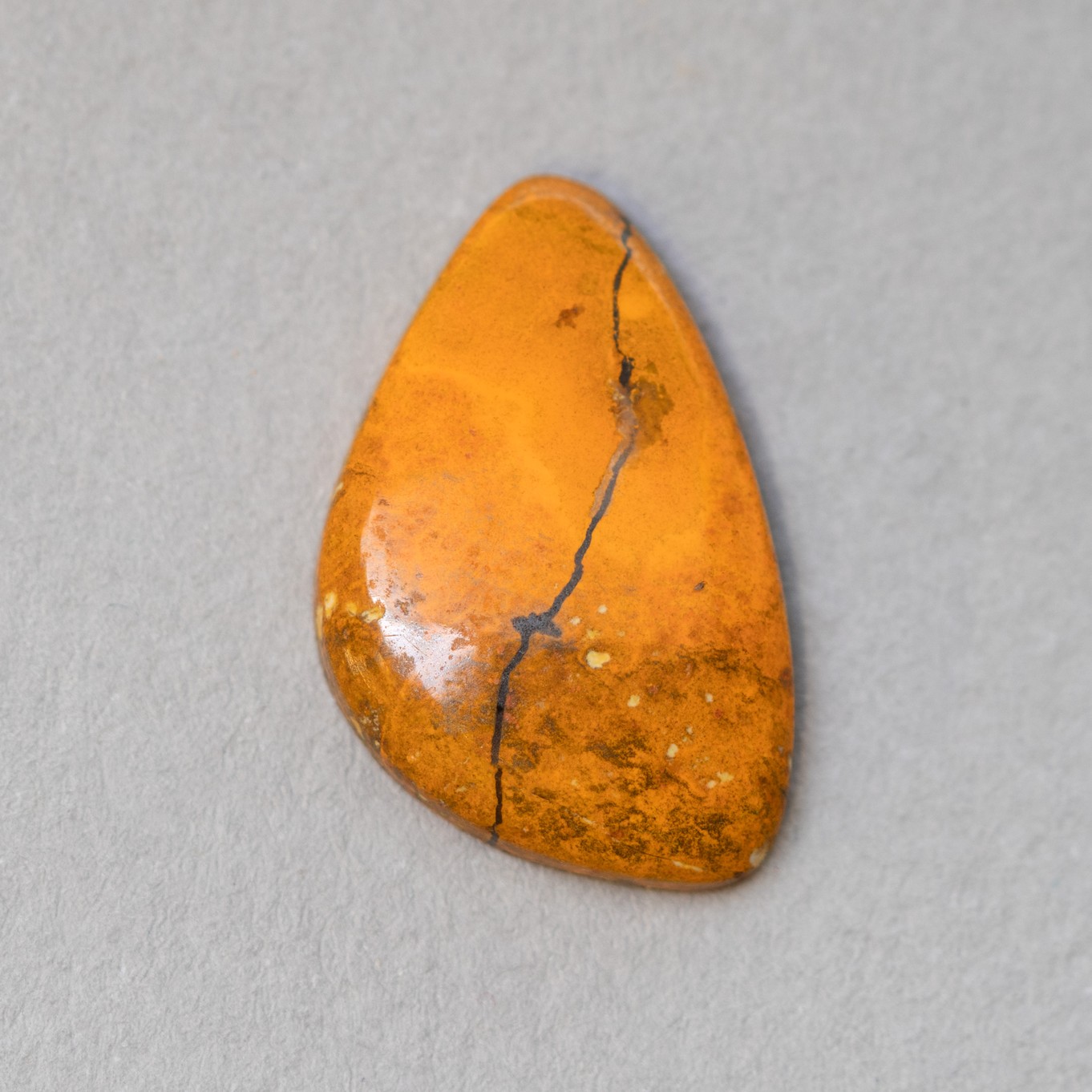 Bumblebee Jasper Freeform Cabochon, Approx 22.5x14mm