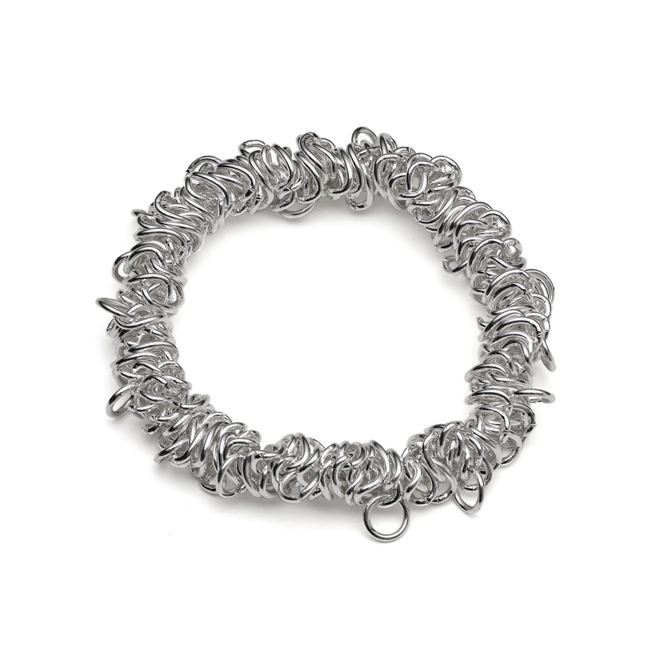 Silver Plated Stretch Charm Bracelet