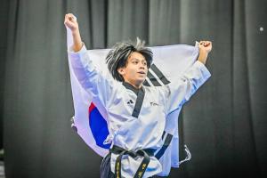 Korea’s No. 1 coin exchange invests in taekwondo poomsae prodigy