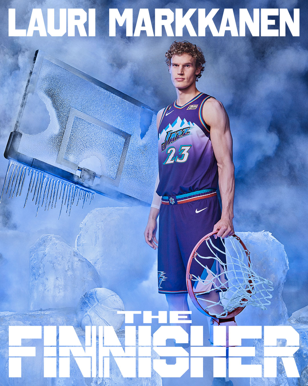 Lauri Markkanen's All-Star campaign poster