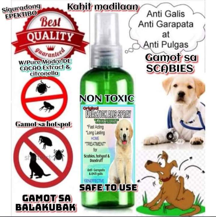 PAMATAY NG GARAPATA SA Aso (G) (plus anti galis) Pet Spray 100 ml (bubunutin  po ang prizes)