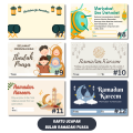 Kartu Ucapan Ramadan Ramadhan | Kartu Ucapan Puasa | Greeting Card Ramadan Ramadhan | Greeting Card Puasa | Kartu Hampers Ramadan Ramadhan | Kartu Hampers Puasa | Gift Card Ramadan Ramadhan | Gift Card Puasa (10 KARTU UCAPAN). 