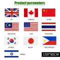 National Flag 150X90CM Banner Double Sided Printed Polyester Philippines Memorial Day Thailand USA Canada Parade Flags National Flag Banner Eyelets for Festival Celebration Countries Flag Deluxe Long Lasting Outdoor Flag Fade Resistant. 