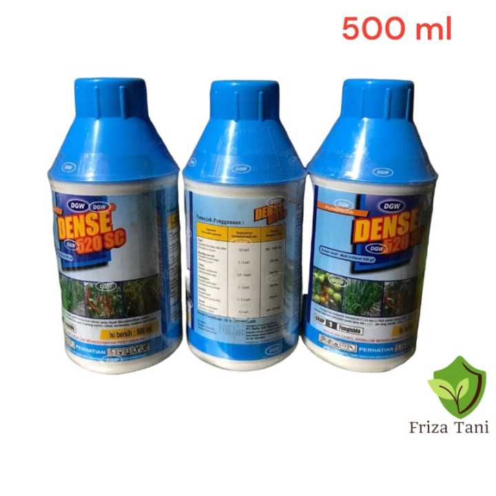 Fungisida DENSE 520SC isi 500ml bahan aktif metil tiofanat mengendalikan penyakit pada tanaman padi, bawang merah, cabai, tembakau, kedelai dan tomat dari DGW