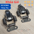 Khóa gài, khóa móc inox 304 có lò xo trợ lực size 59*35mm.. 