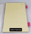 Plastic #820 OfficeMate File Case 8"x13" A4 Bond Yellow Pad Filing Document Folder Envelope Paper Organizer. 