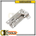 STAINLESS STEEL DOOR LATCH SLIDING LOCK BARREL BOLT LATCH 46(with screws) 4". 