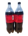 COKE - New Coca Cola Products - Zero Sugar - No Calories (pack of 2 plastic bottles x 2.0 liters per bottle). 