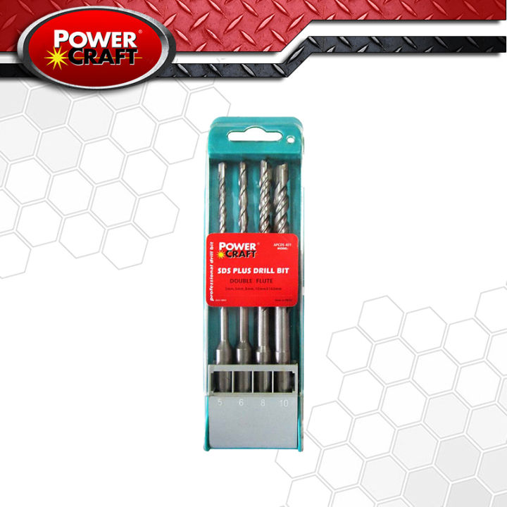 Powercraft 4pcs Masonry drill bit set (PSDS4)