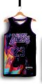 LAKERS 15 CAMP LEBRON JAMES FREE CUSTOMIZE OF NAME AND NUMBER ONLY full sublimation high quality fabrics basketball jersey/ trending jersey. 