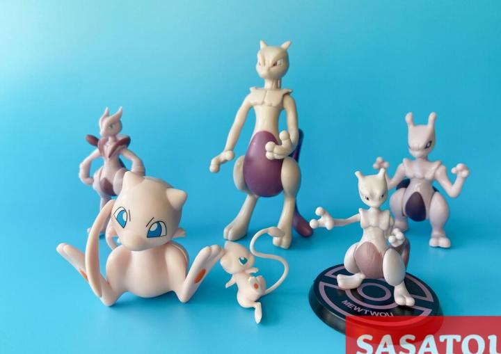 Pokemon figure mewtwo mew figure pokemon toys for boys birthday gift mewtwo modles C101