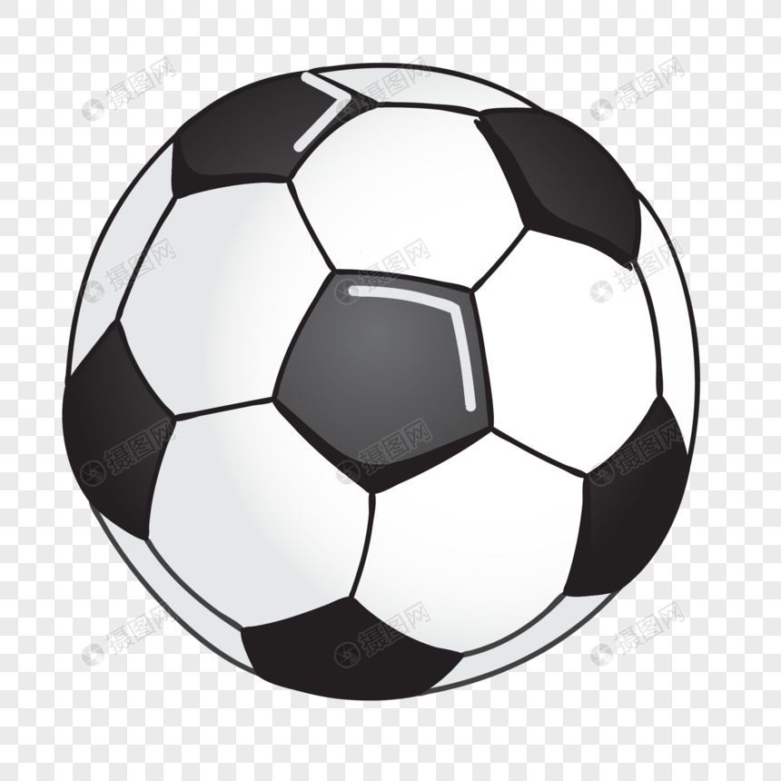 Creative hand painted hd soccer vector elements png  image 