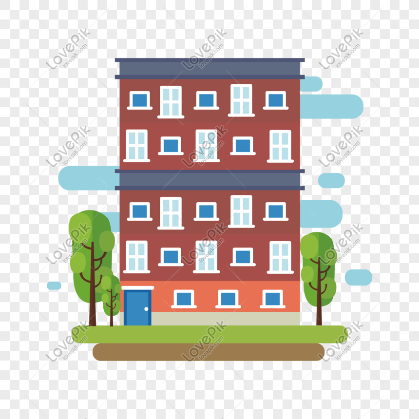 Edificio De Dibujos Animados De Vector Dibujado A Mano PNG Imágenes ...