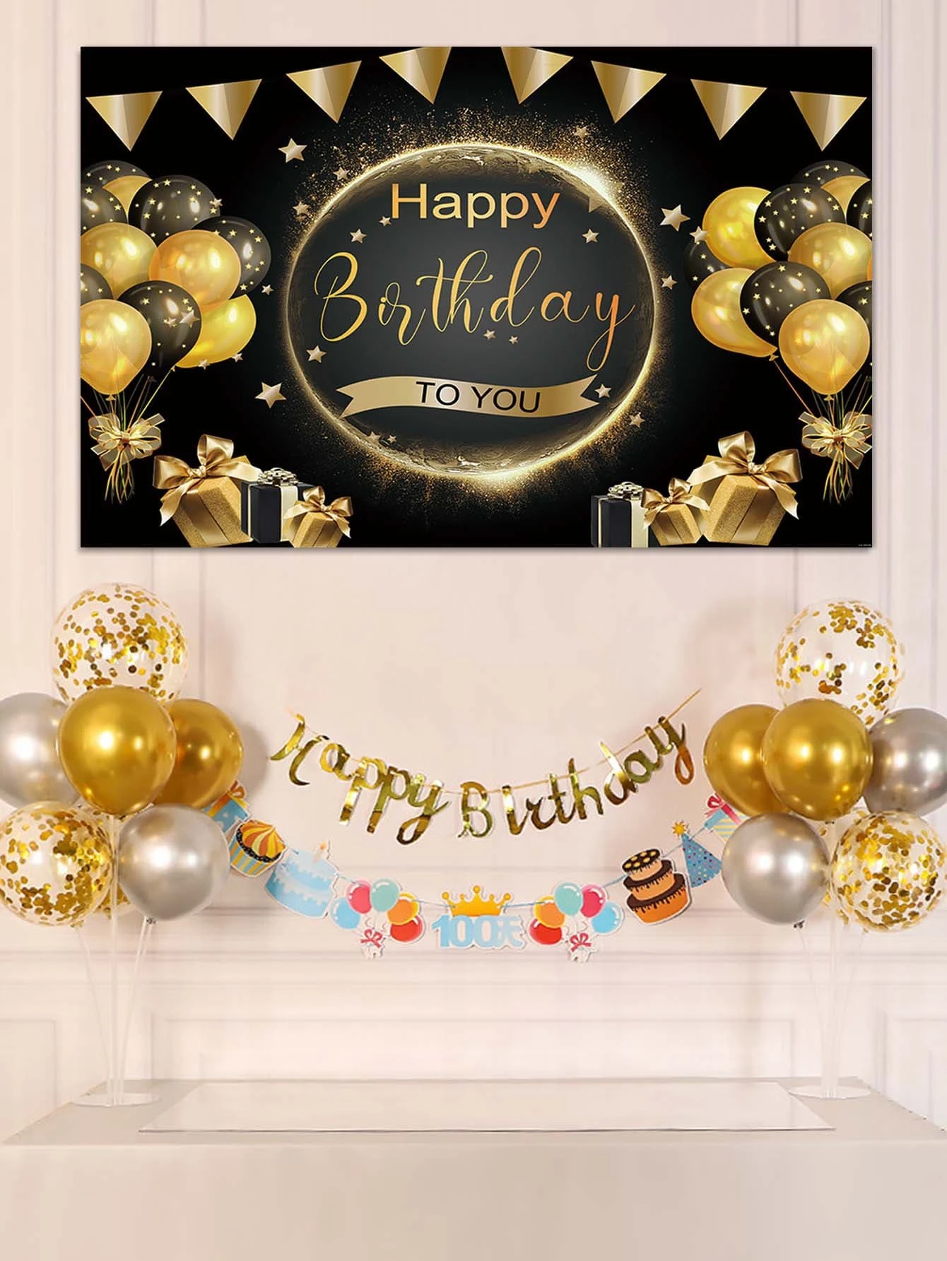 1pc Birthday Background Banner | SHEIN IN