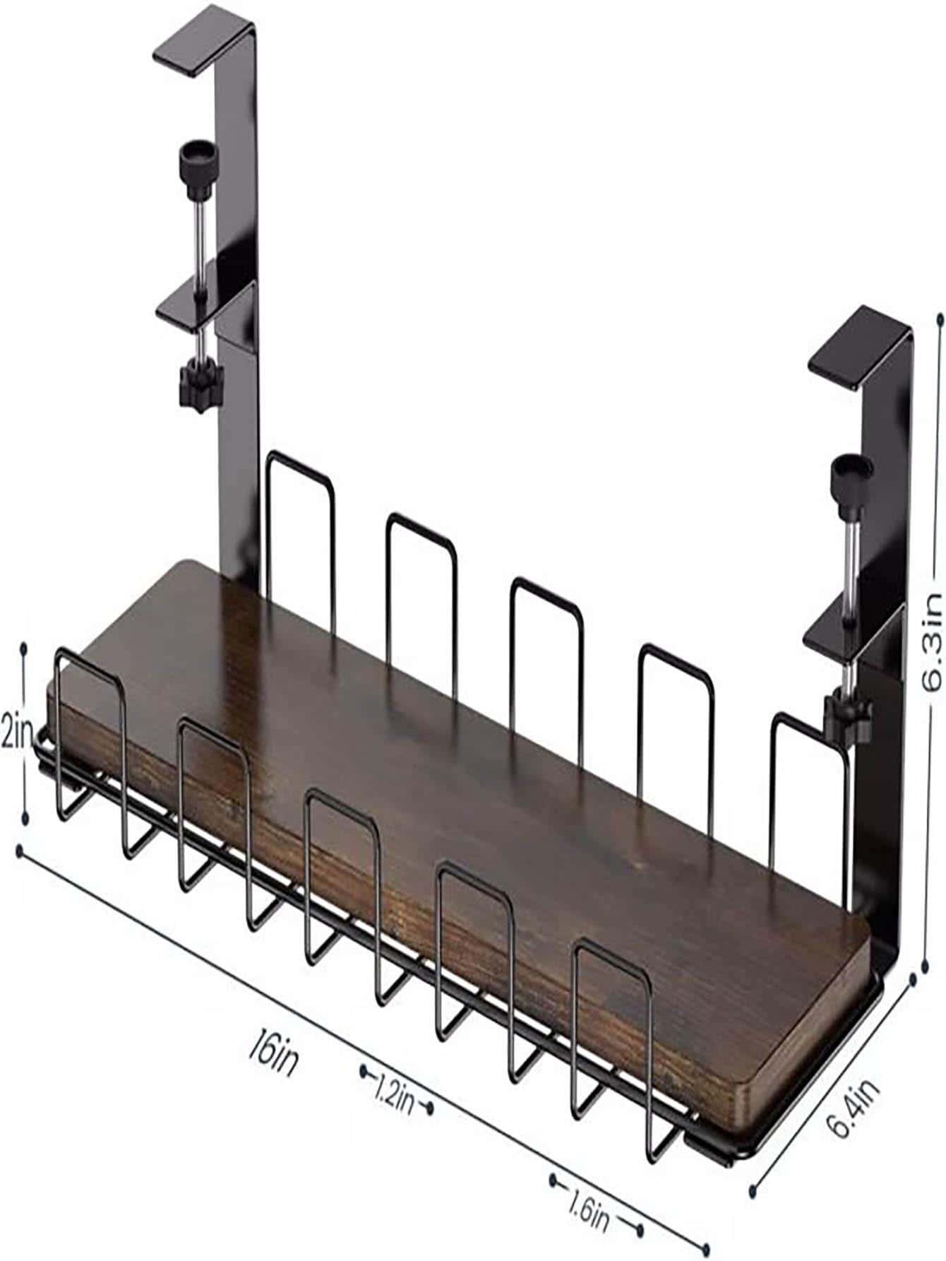 Under Desk Wire Storage Rack Under Desk Cable Organizer Wire Cable Tray ...