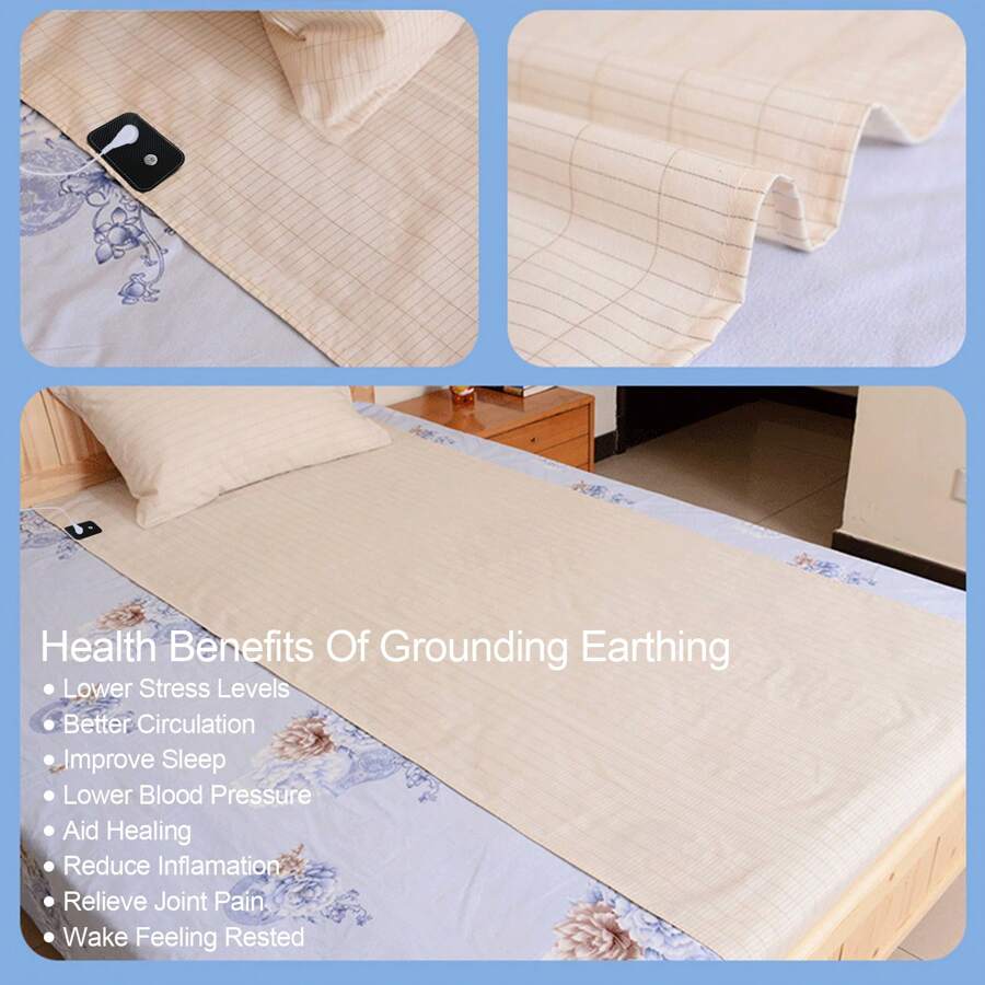 27 * 52inch Grounding Mat For Bed, Grounding Sheets Blanket With ...