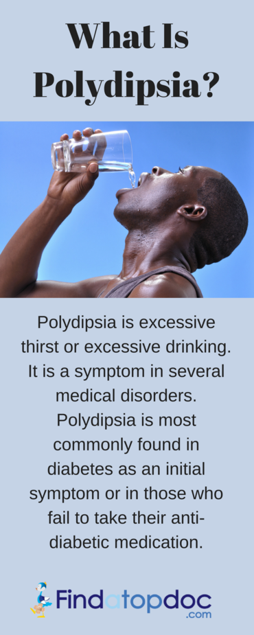 Polydipsia คืออะไร ความหมายสาเหตุการรักษา