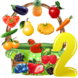 Bucket Fruit 2 sort kids game Icon