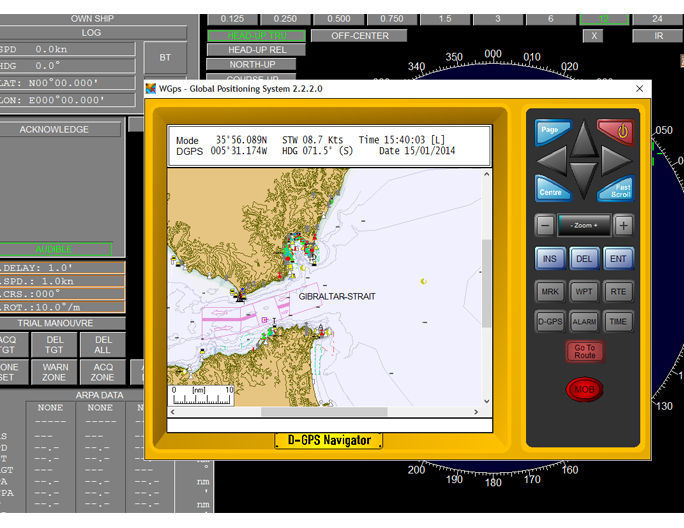 Training simulator - ShipSim - 5Ks S.R.L. - GMDSS / ECDIS / radar