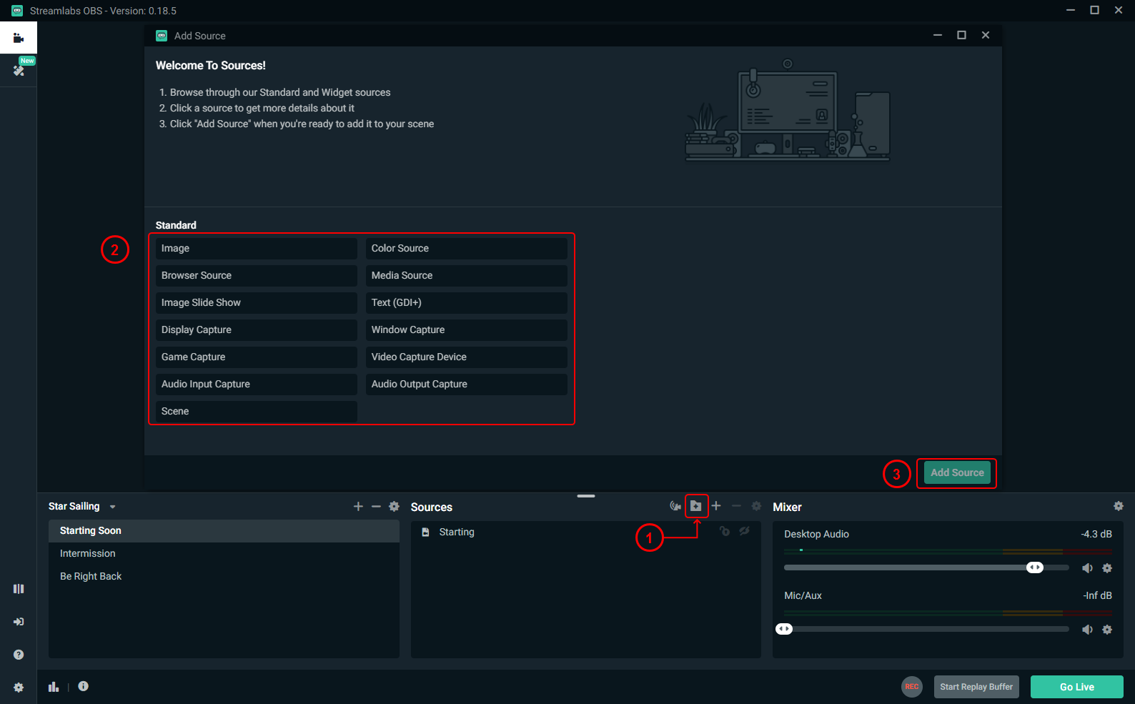 Streamelabs tutorial