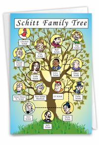 Schitt Tree Card