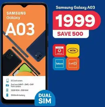 PEP Samsung galaxy a03 offer