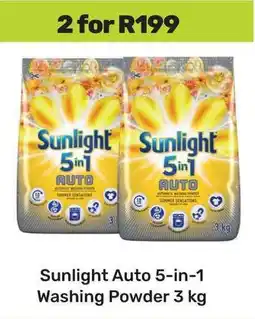 Game Sunlight Auto 5-in-1 Washing Powder offer