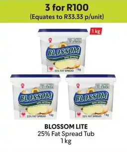 Makro BLOSSOM LITE 25% Fat Spread Tub offer