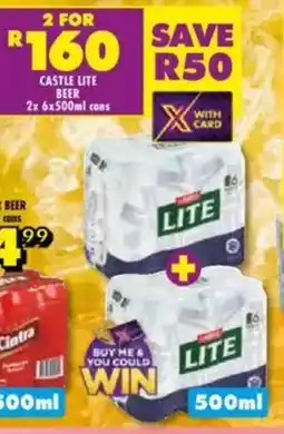 Shoprite Liquor Castle lite beer offer