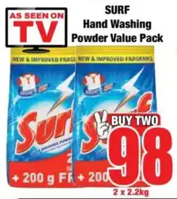 Boxer SURF Hand Washing Powder Value Pack offer