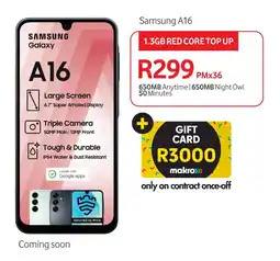 Makro Samsung A16 offer