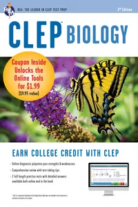 CLEP&reg; Biology Book + Online_cover