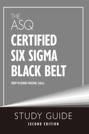 The ASQ Certified Six Sigma Black Belt Study Guide