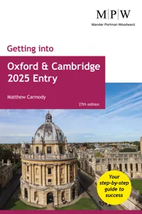 Getting into Oxford and Cambridge 2025 Entry_cover