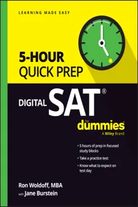 Digital SAT 5-Hour Quick Prep For Dummies_cover