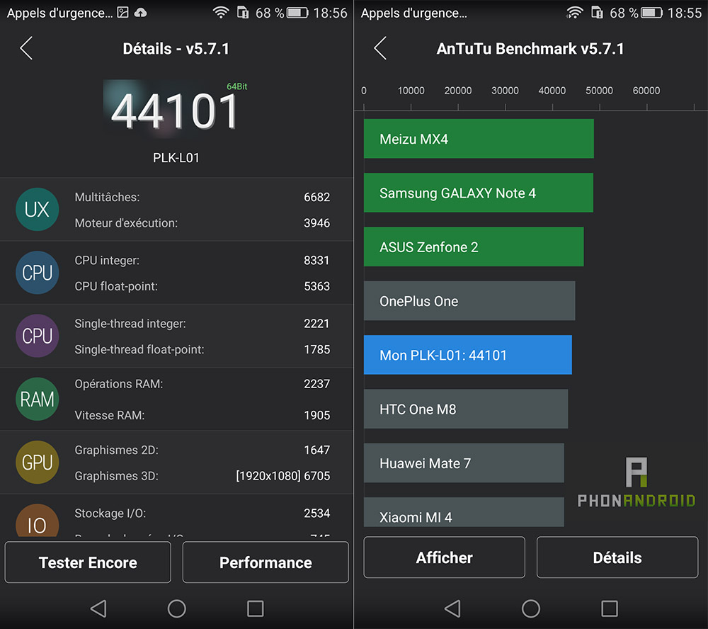 benchmark antutu honor 7