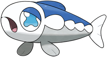 Wishiwashi (Solo Form) artwork by Ken Sugimori