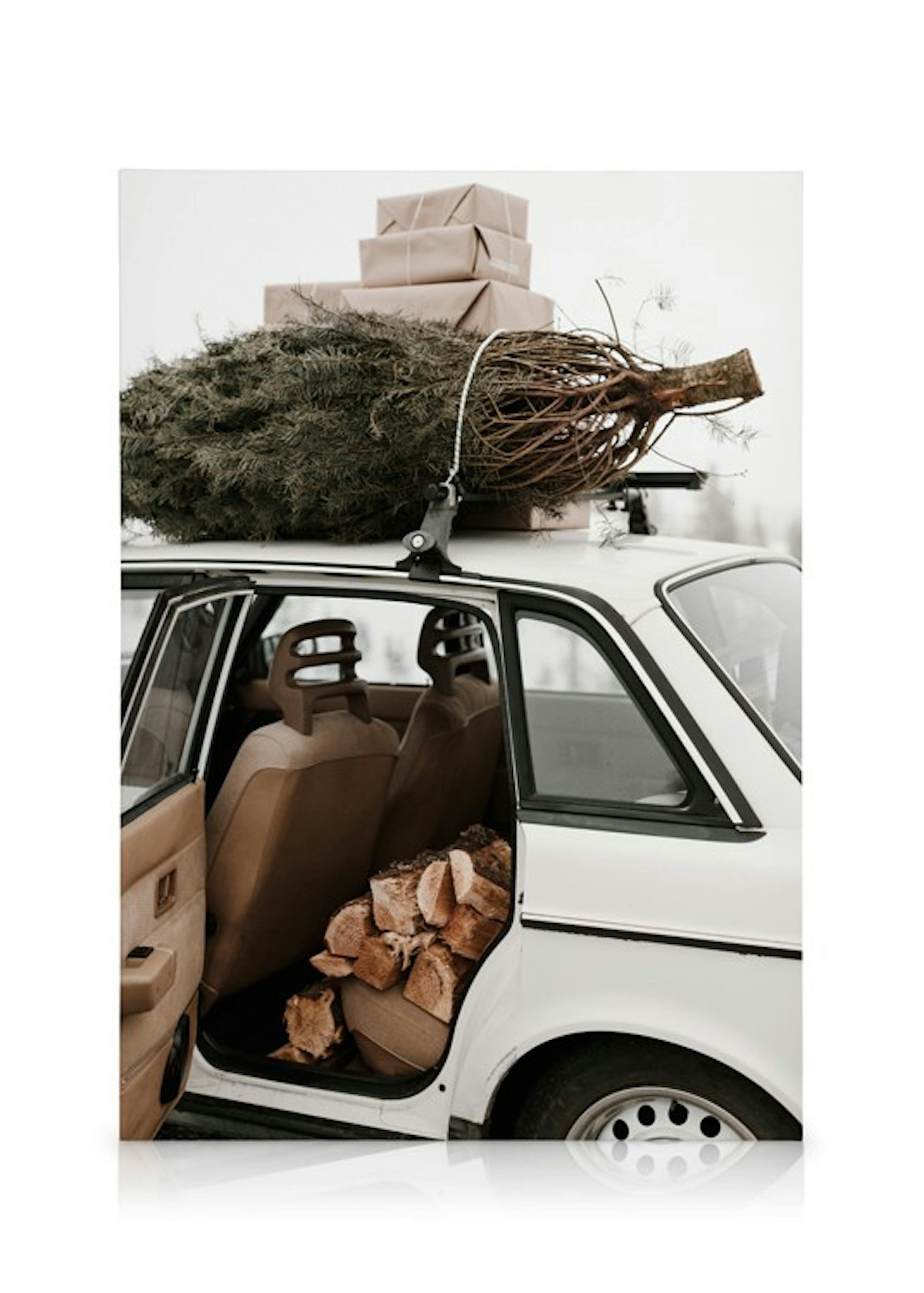 Holiday Car Canvas print 0