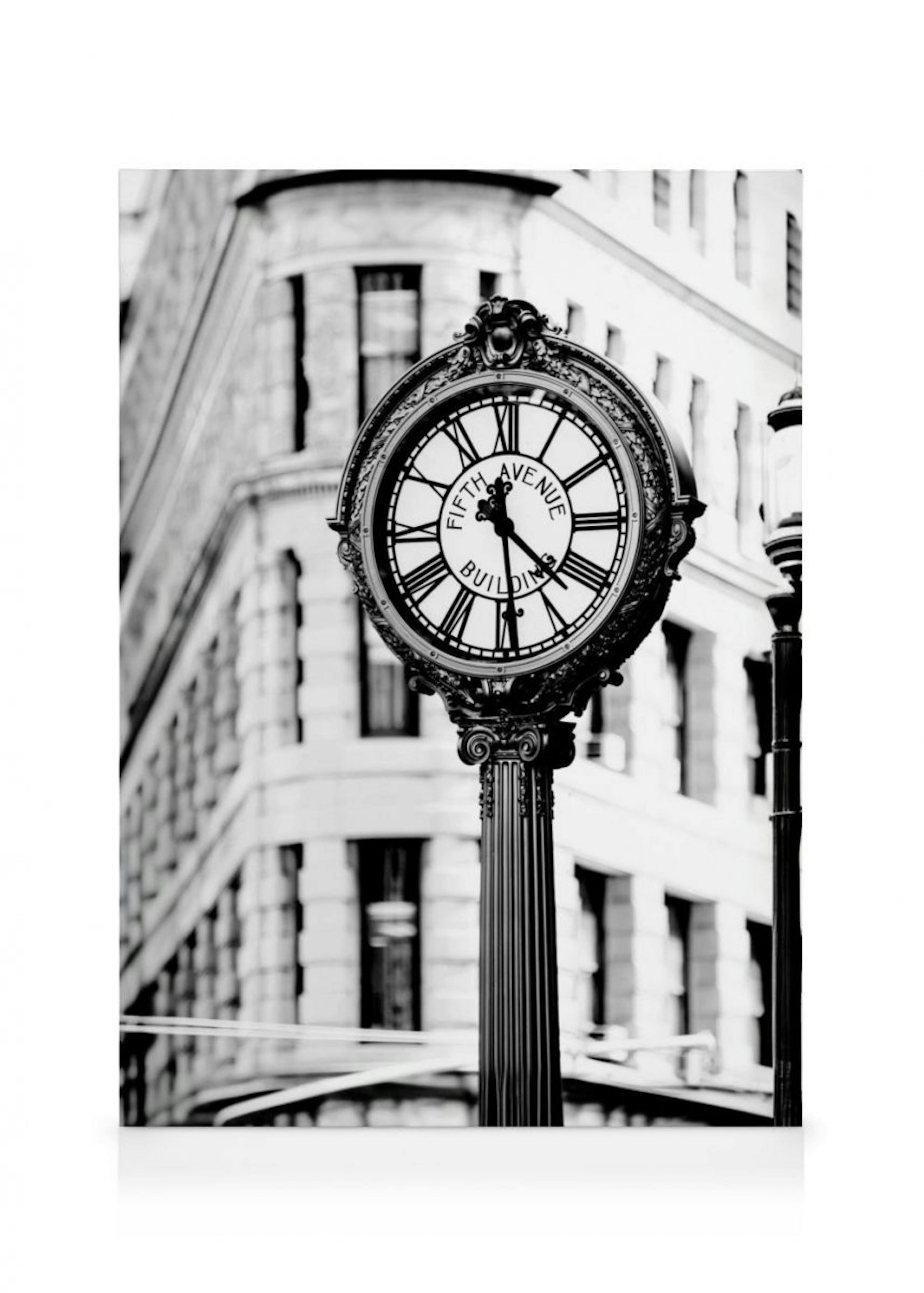 Fifth Avenue Building Clock Canvas Print 0