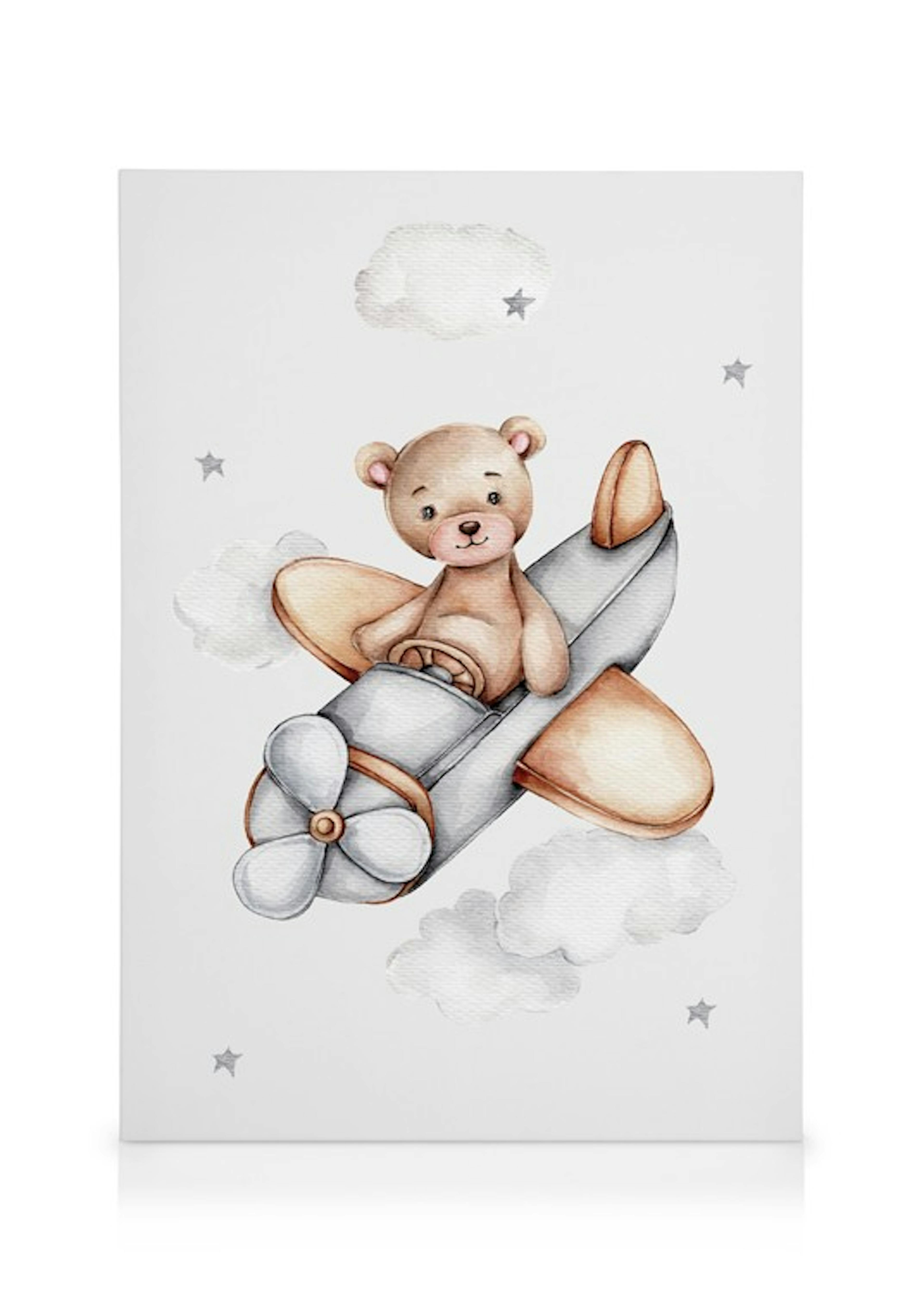 Flying Teddy Canvas print 0