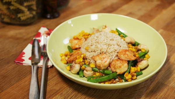 A healthy dinner idea from Operation Transformation: Non Chop Prawn Stir-Fry