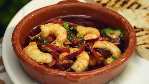 Neven Maguire's Prawns Pil Pil