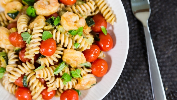 Prawn Courgette Pasta