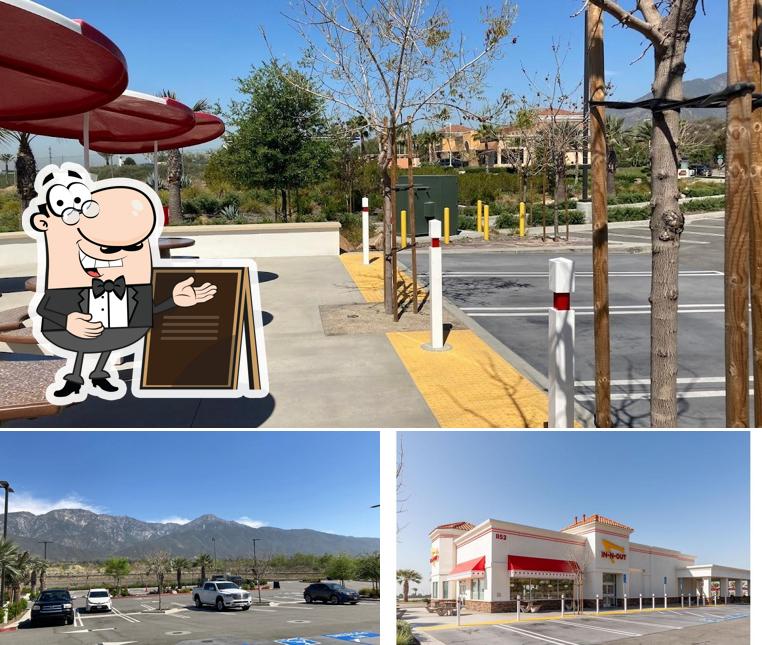 Enjoy the view outside In-N-Out Burger