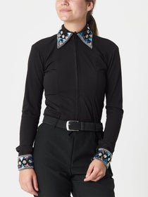 Royal Highness Bling Collar & Cuffs Western Show Shirt