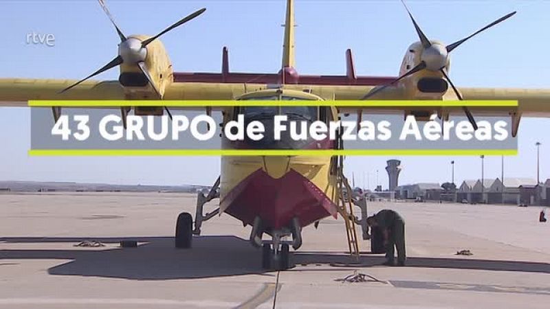 As� trabaja el 43 Grupo de las Fuerzas A�reas: los militares espa�oles que luchan contra el fuego