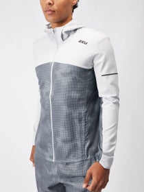 2XU Men's Aero Jacket Harbor Mist/Halftone Camo Turb