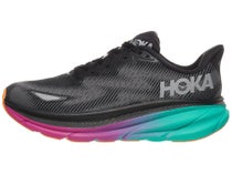 HOKA Clifton 9 GTX Men's Shoes Black/Electric Aqua