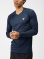 rabbit Men's EZ Tee Heather Long Sleeve Eclipse